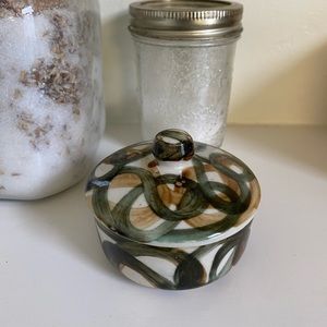 Vintage Glazed Ceramic Container/Box